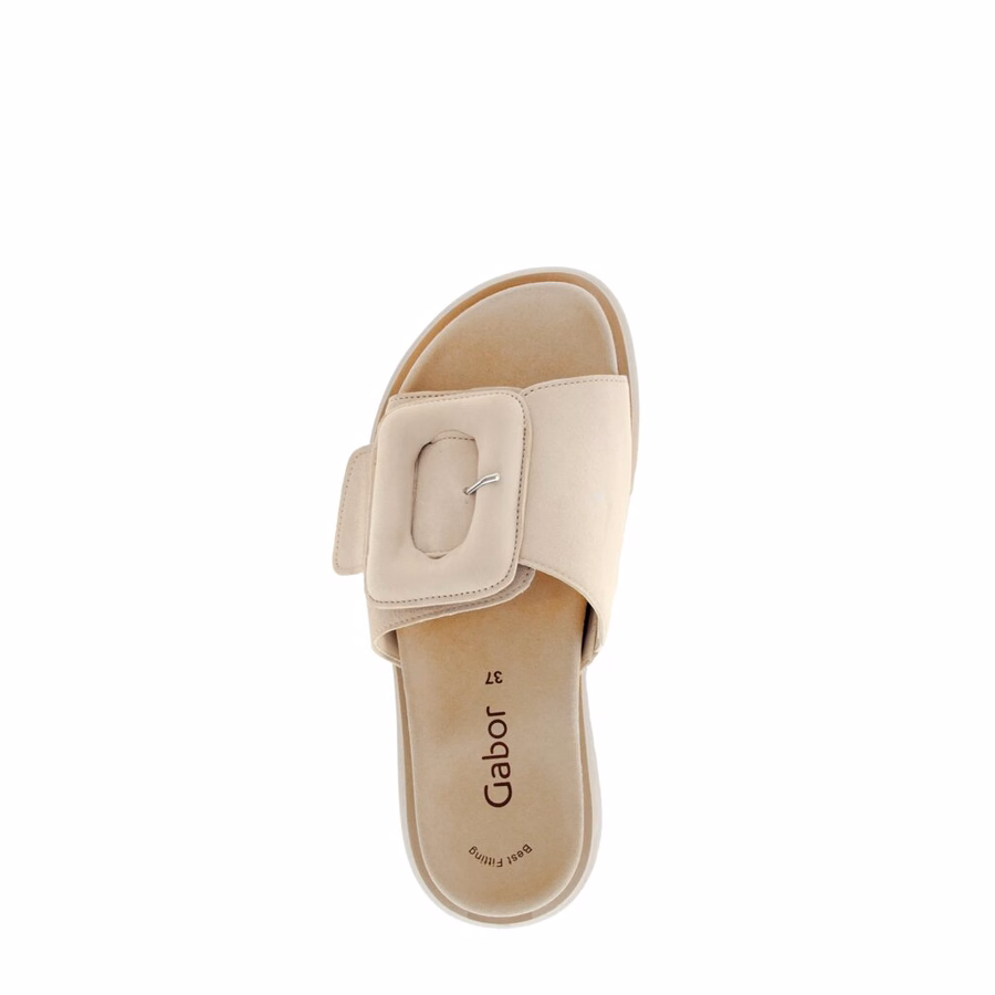 BEIGE MULE