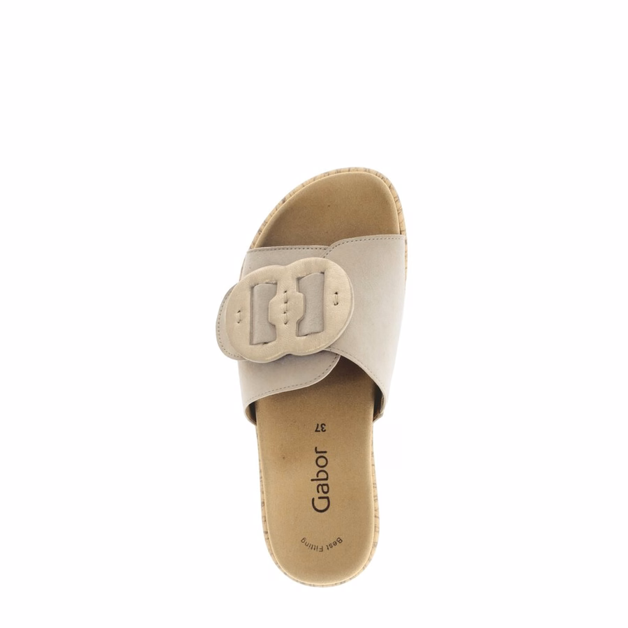 BEIGE MULE