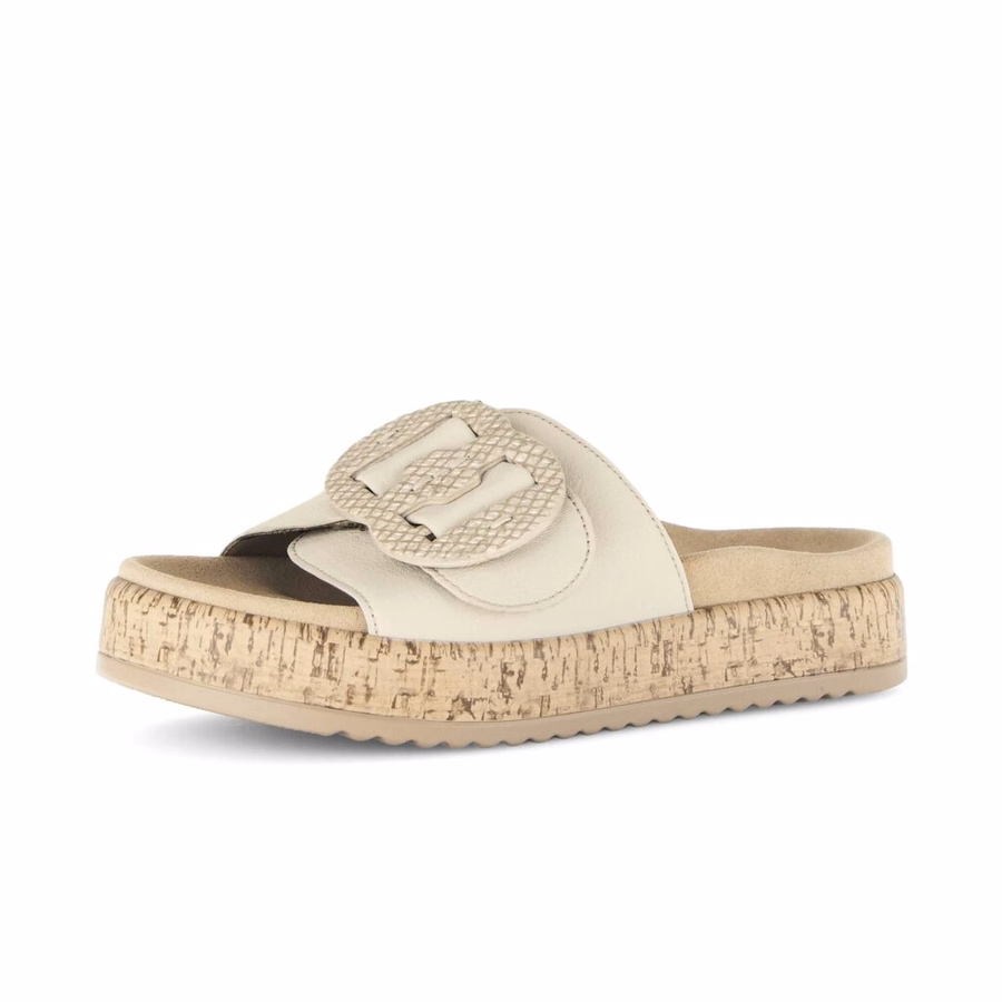 BEIGE MULE
