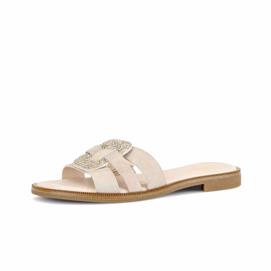 BEIGE MULE
